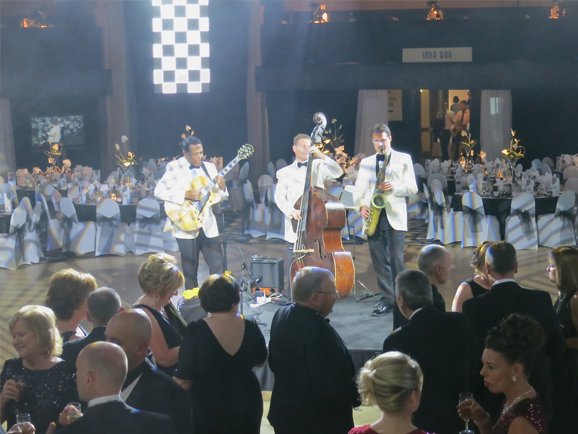 Corporate entertainment ideas in Scotland with the Ritz Trio jazz band